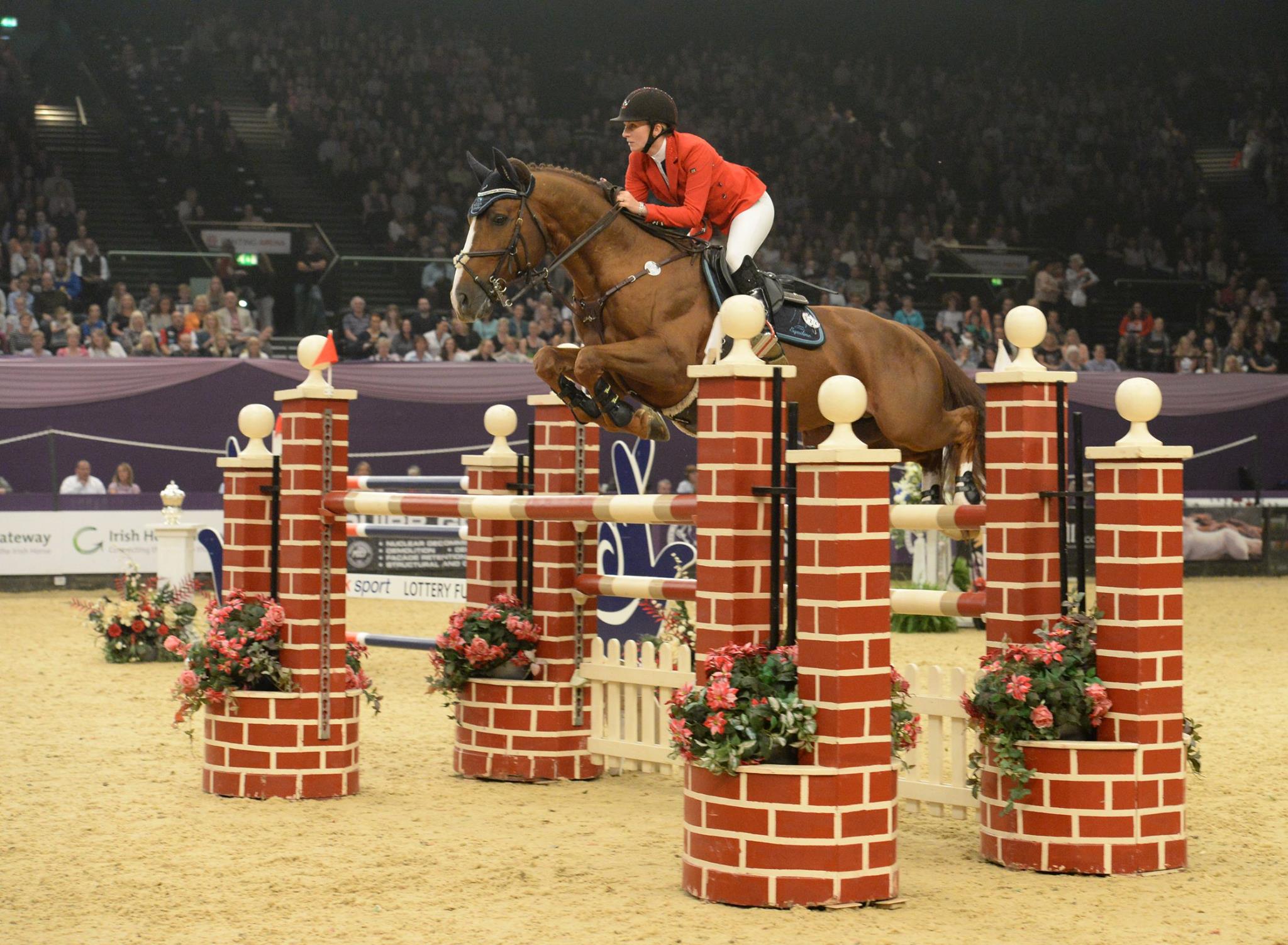 Louise Saywell and Mr Darcy at Horse of The Year Show